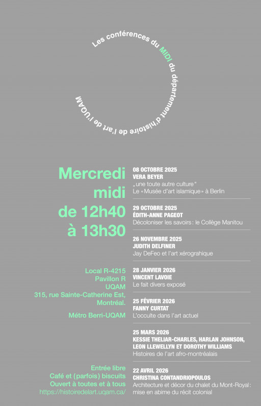 Conférences du MIDI: Cycle 2025-2026