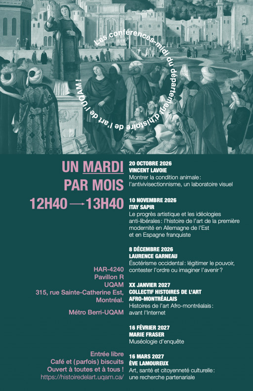 Conférences du MIDI: «Le progrès artistique et les idéologies anti-libérales: l'histoire de l'art de la première modernité en Allemagne de l'Est et en Espagne franquiste»