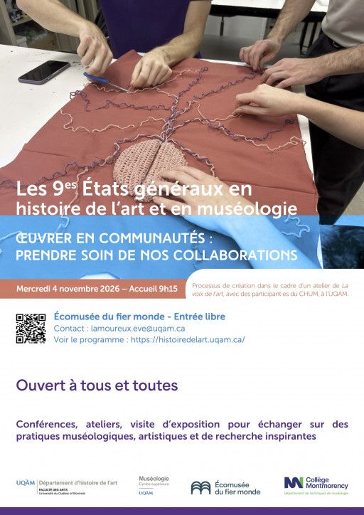 Les 9e États généraux en histoire de l'art et en muséologie
