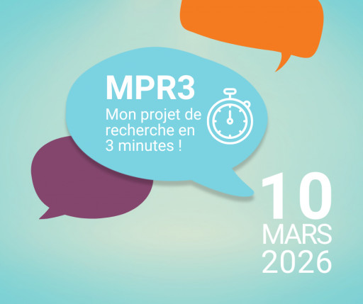 Mon projet de recherche en 3 minutes