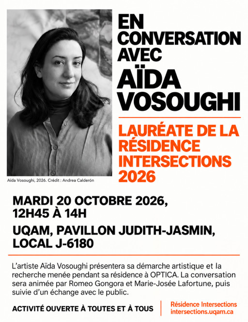 En conversation avec Aïda Vosoughi, lauréate de la Résidence Intersections 2026