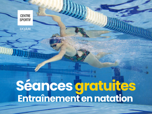 Séance gratuite: entraînement en natation