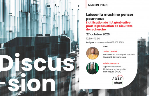 Laisser la machine penser pour nous. Discussion sur l’utilisation de l’IA générative pour la production de résultats de recherche