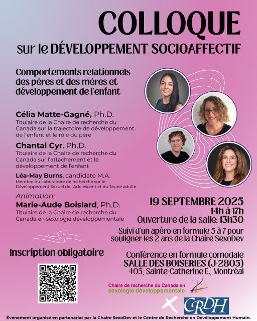 Colloque sur le développement socioaffectif