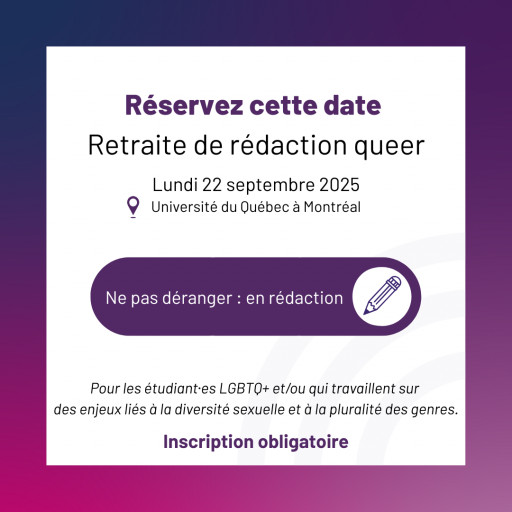 Retraite de rédaction queer