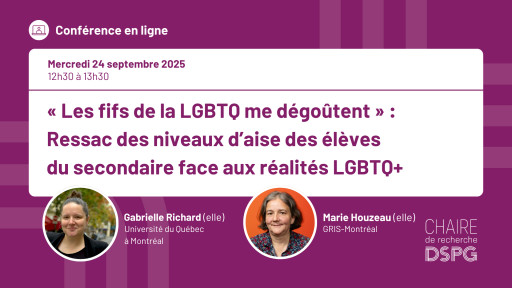 «Les fifs de la LGBTQ me dégoûtent»: Ressac des niveaux d’aise des élèves du secondaire face aux réalités LGBTQ+