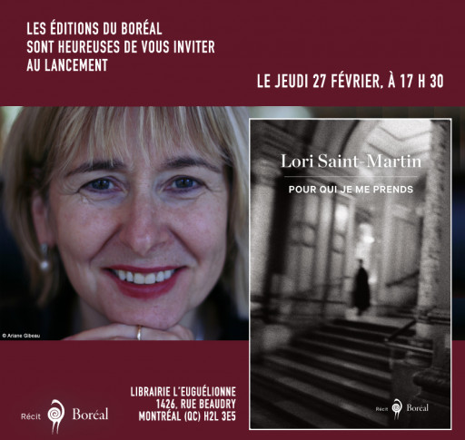 «Pour qui je me prends» de Lori Saint-Martin