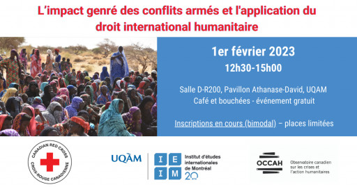 L’impact genré des conflits armés et l’application du droit international humanitaire