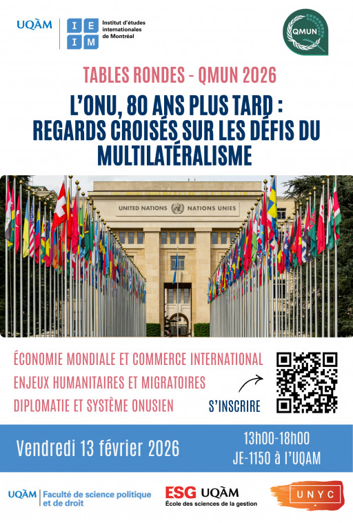 QMUN 2026: L’ONU, 80 ans plus tard – regards croisés sur les défis du multilatéralisme