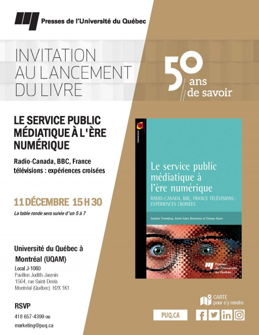 Lancement + 5@7 : «Le service public à l'ère numérique»