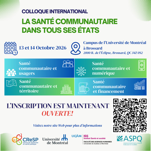 Colloque international: «La santé communautaire dans tous ses états»