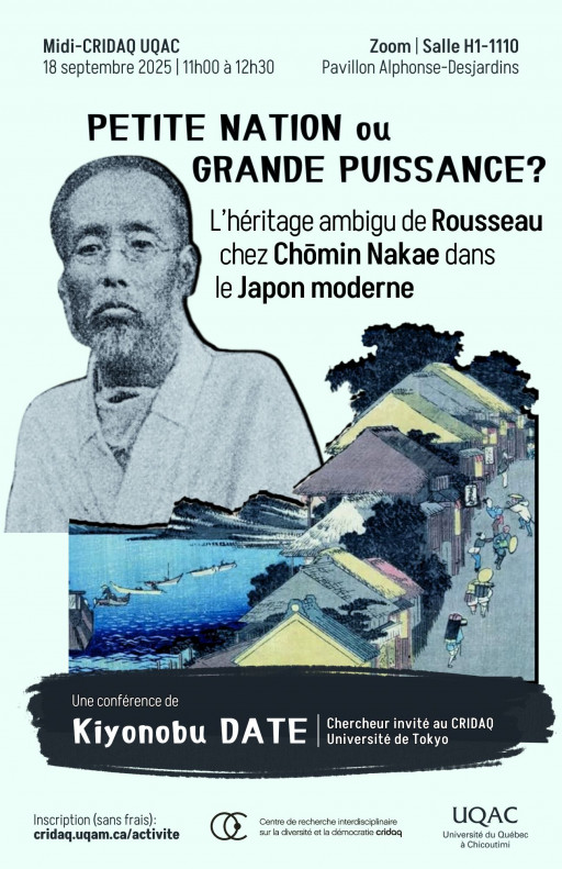 Petite nation ou grande puissance ? L’héritage ambigu de Rousseau chez Chōmin Nakae dans le Japon moderne