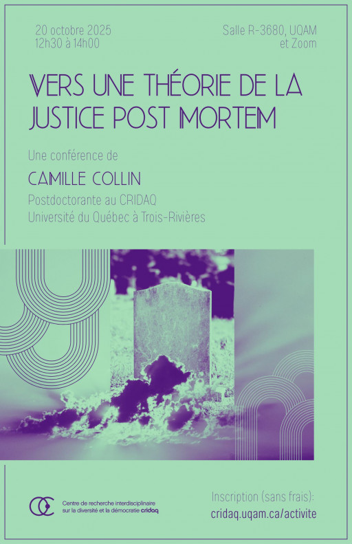 Vers une théorie de la justice post-mortem