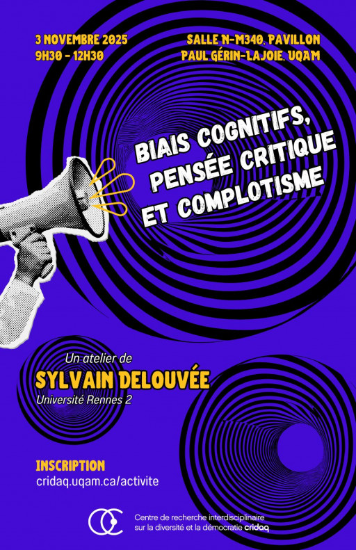 Biais cognitifs, pensée critique et complotisme