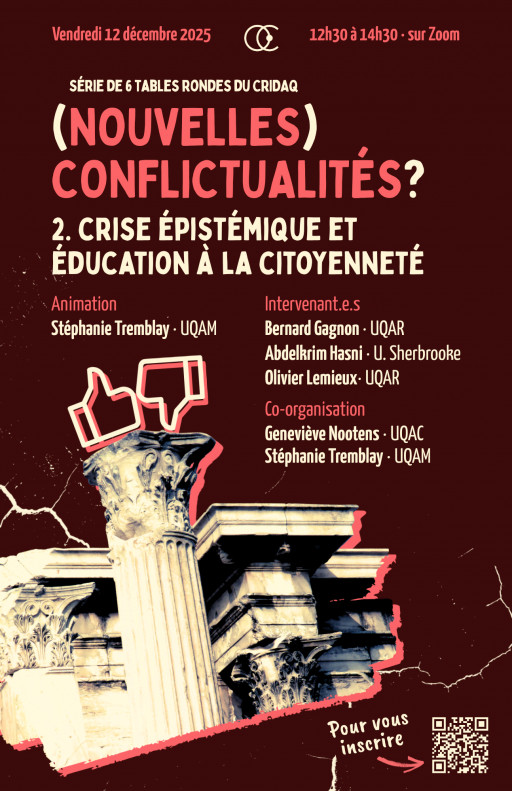 Nouvelles conflictualités, crise épistémique et éducation à la citoyenneté