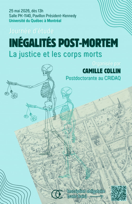 Journée d'étude: «Inégalités post-mortem - La justice et les corps morts»