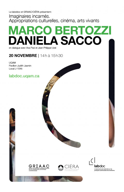 Les rencontres du labdoc: Imaginaires incarnés. Appropriations culturelles, cinéma, arts vivants.