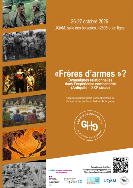 «Frères d’armes»? Dynamiques relationnelles dans l’expérience combattante (Antiquité-XXIe siècle)