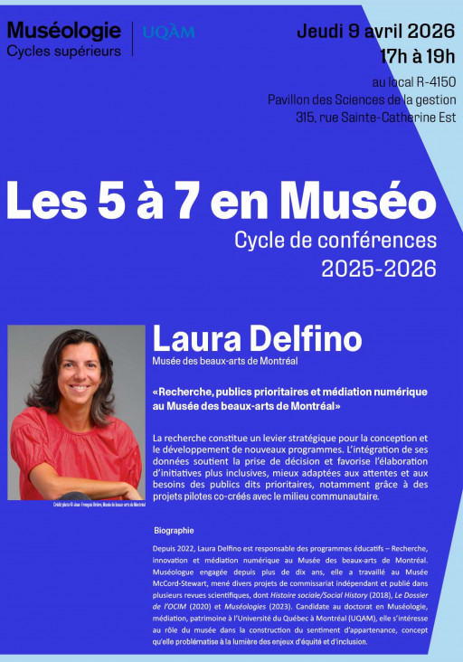 5 à 7 en Muséo : Laura Delfino