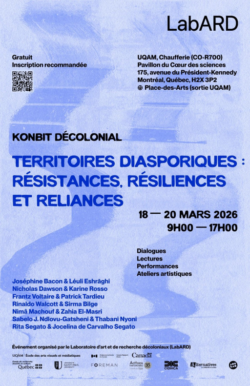 Territoires diasporiques: Résistances, Résiliences et Reliances