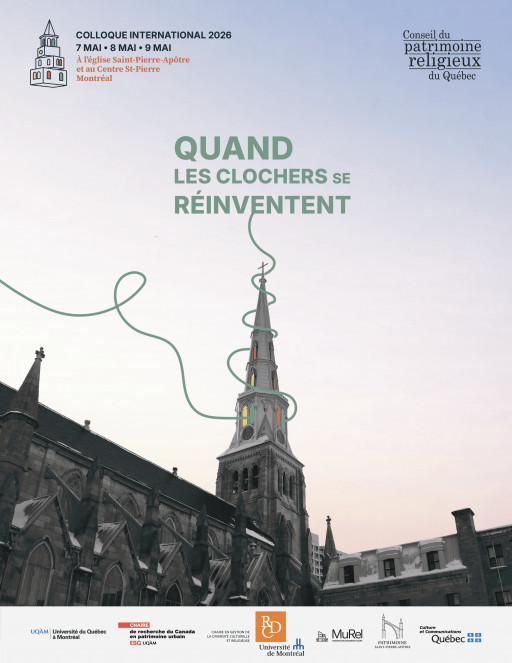 Colloque international 2026 sur l'avenir du patrimoine religieux : « Quand les clochers se réinventent »