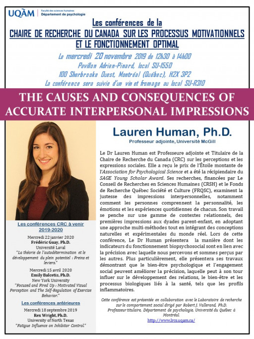 The Causes and Consequences of Accurate Interpersonal Impressions