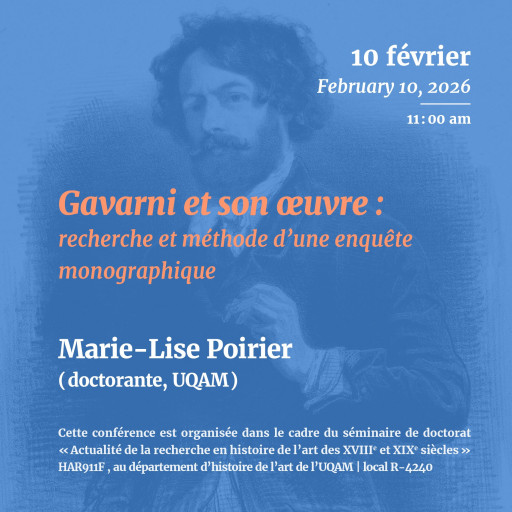 Gavarni et son oeuvre: recherche et méthode d'une enquête monographique