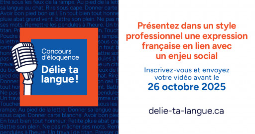 Rencontre d’information: «Délie ta langue!»