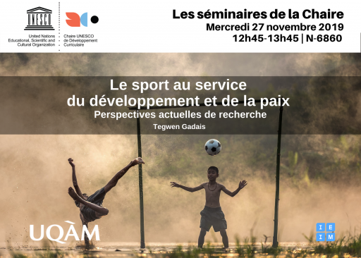 Le Sport au service du développement et de la paix