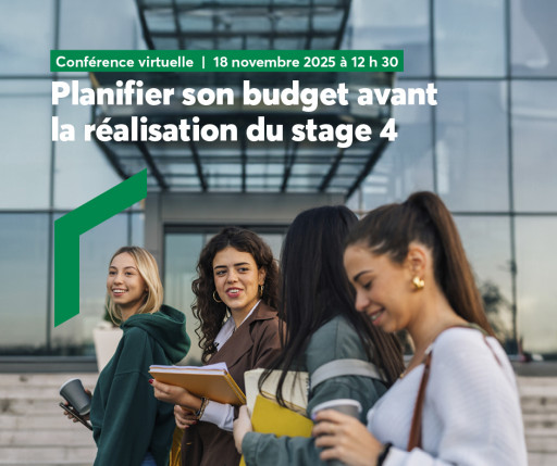 Planifier son budget avant la réalisation du stage 4