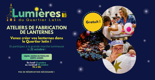 Atelier de fabrication de lanternes - Les Lumières du Quartier latin