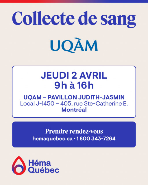 Collecte de sang Héma-Québec