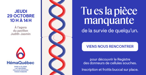 Héma-Québec – Registre des donneurs de cellules souches