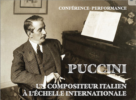 Conférence-performance: «Puccini - Un compositeur italien à l'échelle internationale»