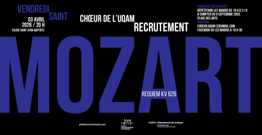 Le Chœur de l'UQAM recrute!
