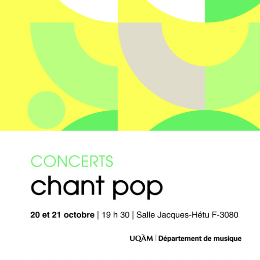 Concerts de chant pop des étudiantes et étudiants de 1e et 2e année
