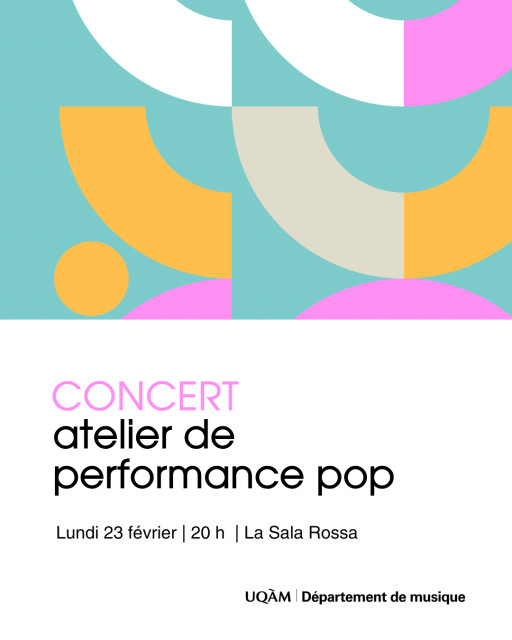 Concert de l'atelier de performance pop
