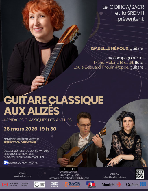 Guitare classique aux Alizés - Héritages classiques des Antilles