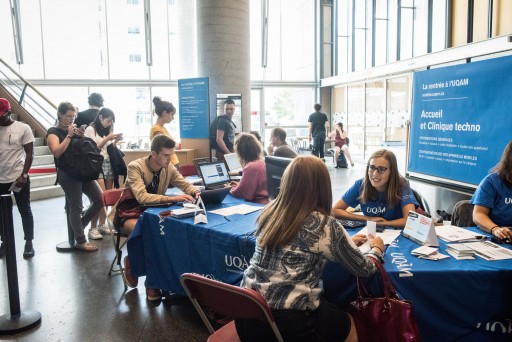 Kiosque d'accueil et Clinique techno - Rentrée hiver 2020