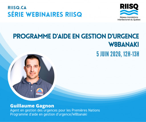 Webinaire RIISQ: «Programme d'aide en gestion d'urgence/W8banaki»