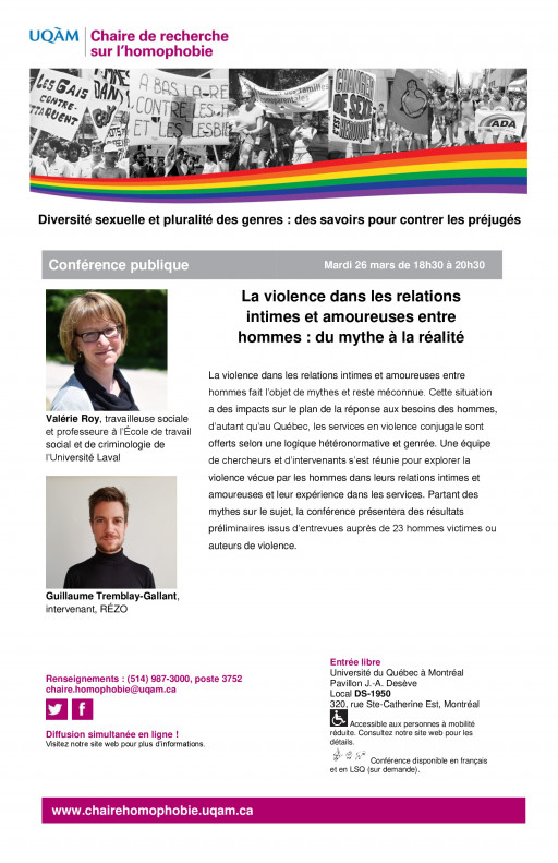 La violence dans les relations intimes et amoureuses entre hommes : du mythe à la réalité