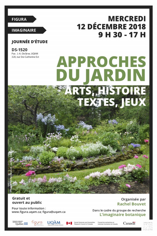 Journée d'étude: «Approches du jardin: arts, histoire, textes, jeux»