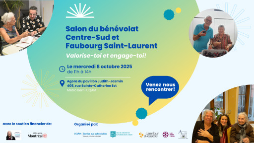 Salon du bénévolat Centre-Sud et Faubourg Saint-Laurent