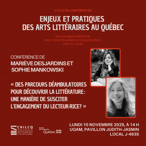 Des parcours déambulatoires pour découvrir la littérature : une manière de susciter l’engagement du lecteur·ice?