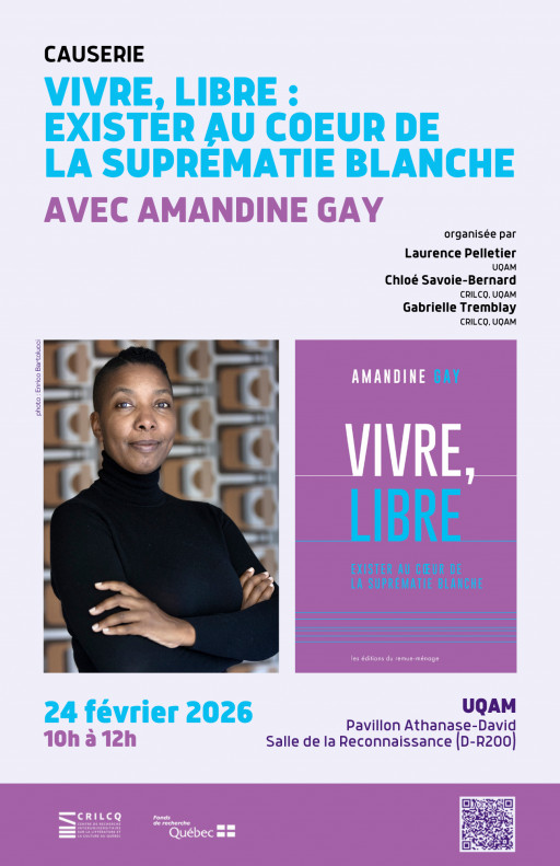 Causerie avec Amandine Gay: «Vivre, libre: exister au cœur de la suprématie blanche»