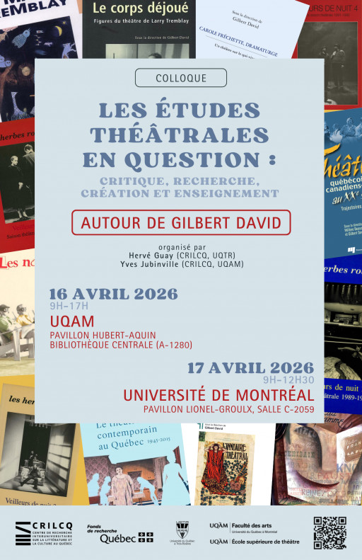 Les études théâtrales en question: critique, recherche, création et enseignement autour de Gilbert David