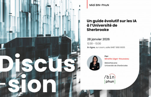 Un guide évolutif sur les IA à l'Université de Sherbrooke