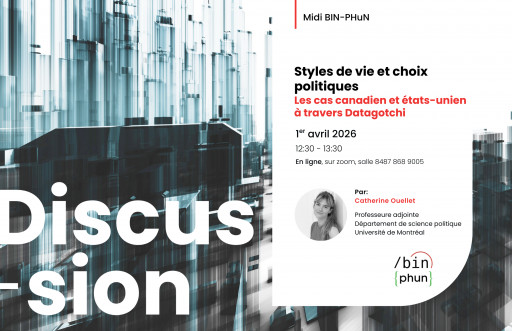 Styles de vie et choix politiques: les cas canadien et états-unien à travers Datagotchi