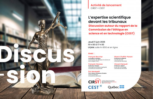 L'expertise scientifique devant les tribunaux. Discussion autour du rapport de la Commission de l'éthique en science et technologie (CEST)