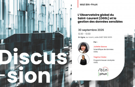 L’Observatoire global du Saint-Laurent (OGSL) et la gestion des données sensibles